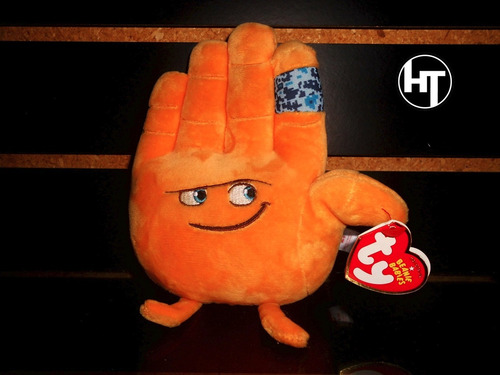Imagen 1 de 10 de Emoji, Hi 5, Peluche, Beanie Buddy, Nuevo, 7 Pulgadas