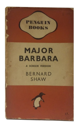 Major Barbara, De Bernard Shaw, En Inglés, Muy Bueno!