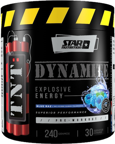 Pre Work Tnt Dynamite Explod Energy 30 Serv Star Nutrition