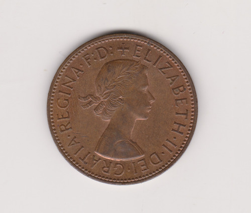 Moneda Inglaterra One Penny Año 1967 Excelente + (Usado)