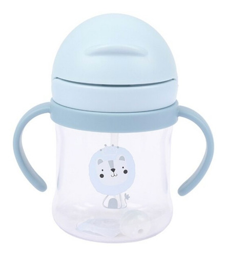 Vaso Con Sorbito Antiderrame Tragos Infantil Irrompible