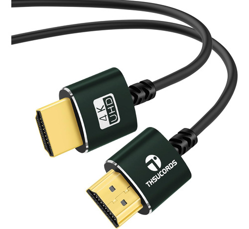 Cable Hdmi Delgado Thsucords De 25 Pies, Cable Hdmi Ultra Su