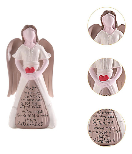 Estatua De Ángel Jubilado, Figura De Resina, Regalo De