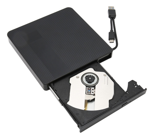 Unidad Externa Dvd Rw Usb3.0 Tipo C Universal Cd Para Linux
