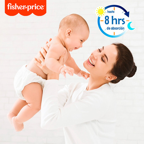 Pañales Para Bebe Fisher-price Etapa 4 100% Absorción 40 Pzs Género Niños