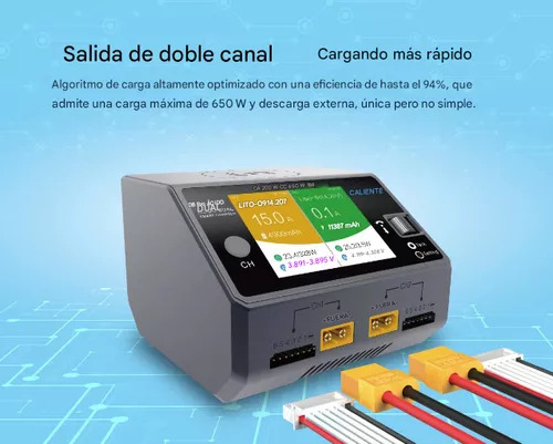 Cargador De Baterías Inteligente Hota D6 Pro 650w Ac/dc