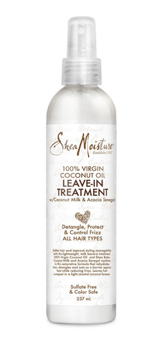   Aceite De Coco Virgen Leave-in Shea Moisture Rulos Rizos 