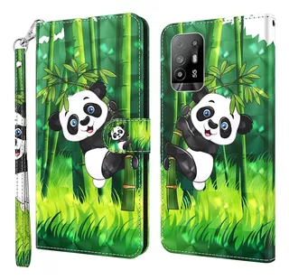 Estojo De Couro Para Pintura Para Oppo A94 5g/a95 5g