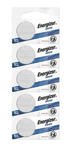 Imagen 1 de 4 de 5 Pila Energizer Boton Cr2032 3v Reloj Control Alarma