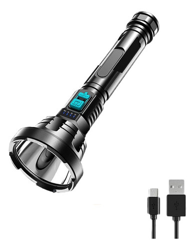 Linterna Led Super Potente 3luces 8h D/bateria Recargableusb