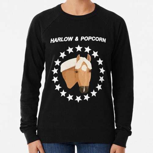 Buzo Harlow Y Popcorn Merch Palomitas De Maíz El Pony Calida