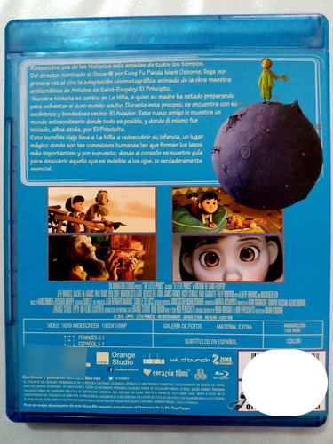 El Principito The Little Prince Blu-ray Original (Usado)