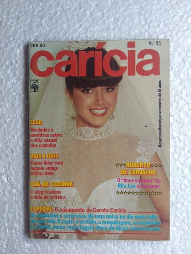 Revista Caricia Roberto De Carvalho E Rita Lee