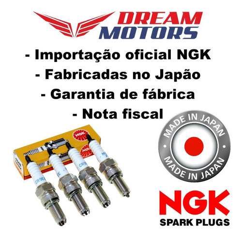 4 Velas Ngk 6607 Cpr8eb-9 Yamaha Super Tenere Xt 1200