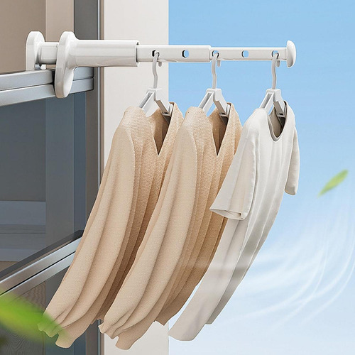 Estante De Secado De Ropa Retráctil De Montaje En Pared,