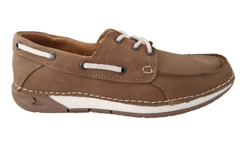 Mocasines Hombre Vestir O Casual Lobo Solo 8438 Piel Café