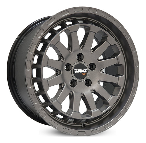 Jogo De Rodas Aro 17 5x108 Ford Maverick Bronco Zwat3 Off Cor Grafite Fosca