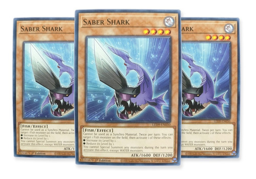 Yugi-oh! Saber Shark Led9-en050 Comun