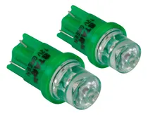 Comprar Foco Leds 158 Verde 12v 1 Leds 2pz Plano Star 158