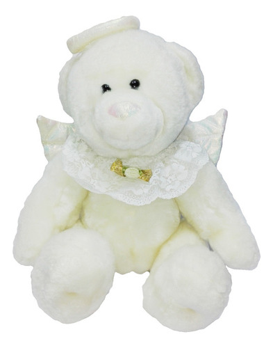 Peluche Oso Osa Blanco Angel 32cm Walmart Stores