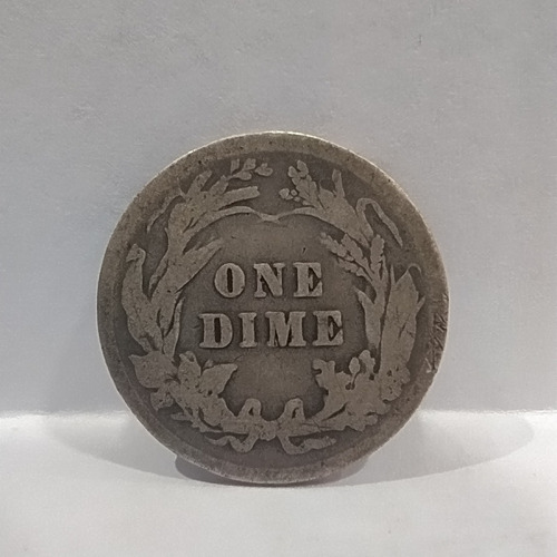 Moneda De Plata 10 Centavos 1914 Estados Unidos Km# 113