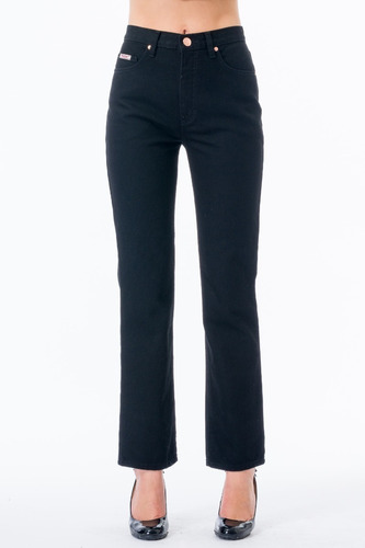 Pantalon Furor Para Mujer Mezclilla Negro