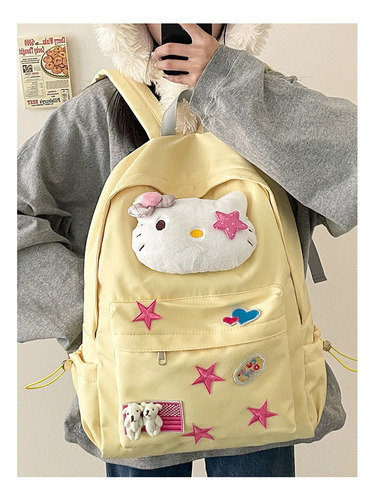 Hello Kitty Peluche Muñeca Mochila