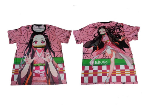Imagen 3 de 4 de Polera Nezuko Estampada
