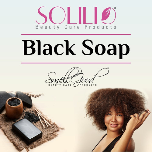 Sabonete Preto Africano Cru Smellgood 4,54 Kg De Gana