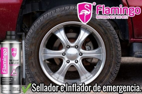 Imagen 2 de 4 de Sellador E Inflador De Emergencia (sin Espiche) Flamingo