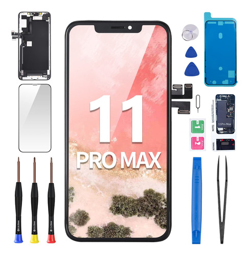 Reemplazo De Pantalla Para iPhone 11 Pro Max De 6.5 Pulgadas