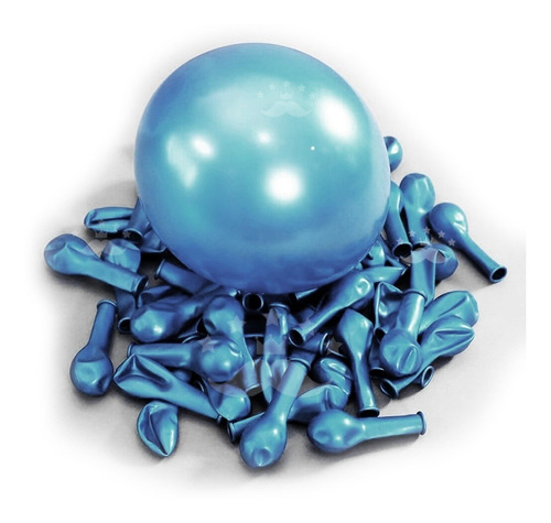 Balões Bexiga Metalico Cromado - N° 5- 25 Unidades  Festball