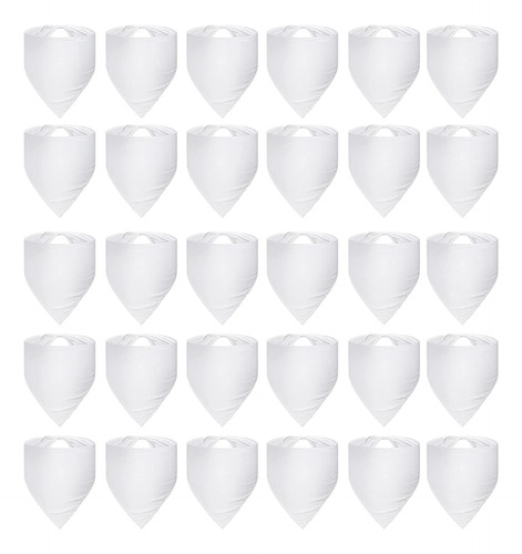 Pañuelo Para Mascotas En Blanco Por Sublimación, 60 Unidades