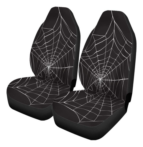 Cubiertas De Asiento De Automovil De Pinbez Halloween White