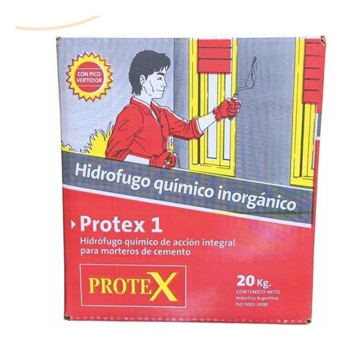 Hidrófugo Inorgánico Protex 1 20kg Impermeabilizante