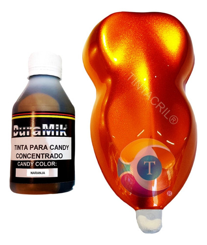 Tinta Candy Concentrada X 150 Ml. Naranja