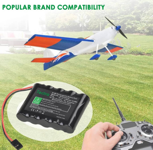 Batería Nimh Rc De 6v Y 2100mah Con Conector