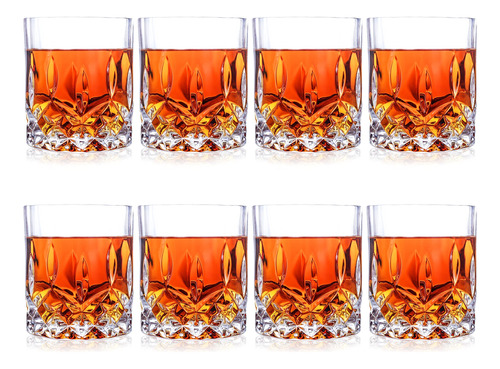 Vasos De Whisky, Juego De 8, Vasos Antiguos De 10 Onzas Para