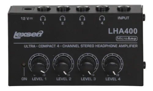 comprar Amplificador De Fones Lexsen Lha400 Power Play 4 Canais P10 110V\u002F220V