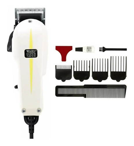 Cortadora De Pelo Wahl Professional Super Taper Blanca 220v