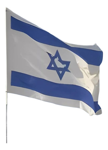 Bandeira Israel 1,5mx90cm Festas Decoração Estrela Davi