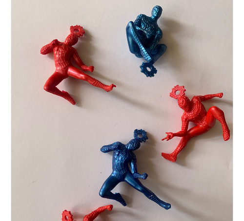 Pack 5 Antiguas Mini Figuras Coleccionables Spiderman (Usado)