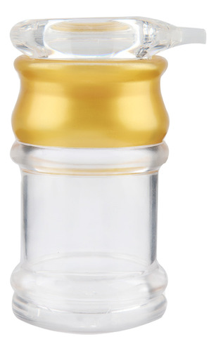 Botella De Aceite Uk Plug Acrílica Transparente Y Dorada