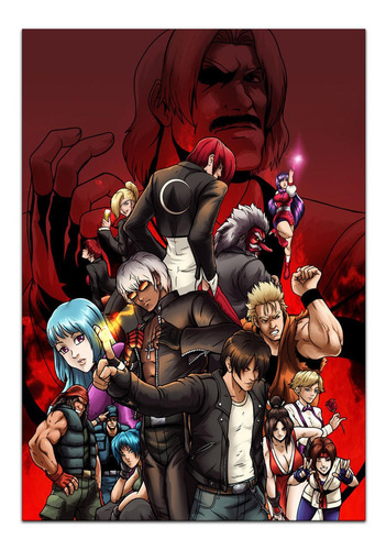 Quadro A3 Em Mdf Kof Poster Clássicos