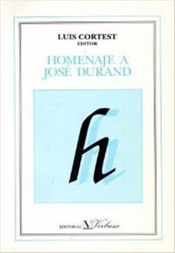 Homenaje A Jose Durand - Aa,vv,