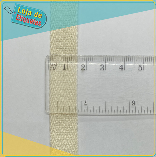 Imagem 3 de 5 de Alça Para Bolsa 100% Algodão 15mm - Rolo Com 50 Metros