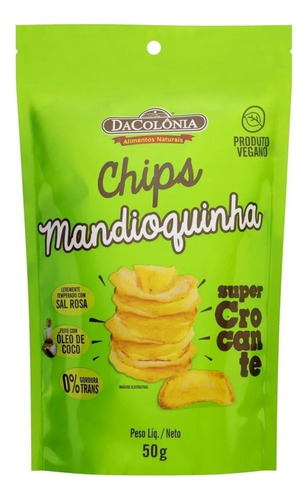 Chips de Mandioquinha DaColônia Pouch 50g