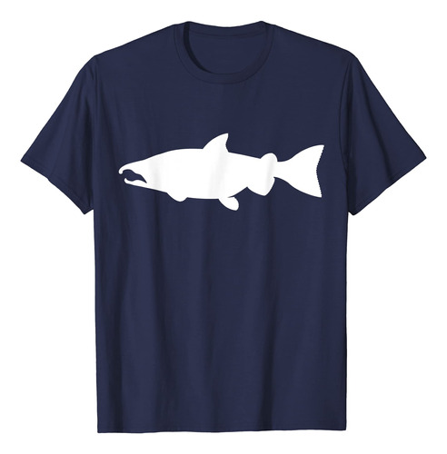 Coho Salmon Playera Tee Pesca Para Hombr Mujer S Marino