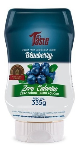 Salsa De Blueberry Mrs. Taste Zero Calorías Sin Tacc 335 g