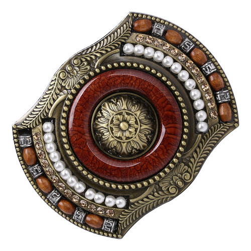 Hebilla De Vaquero Indio Boho Occidental Para Hombre, Nativo